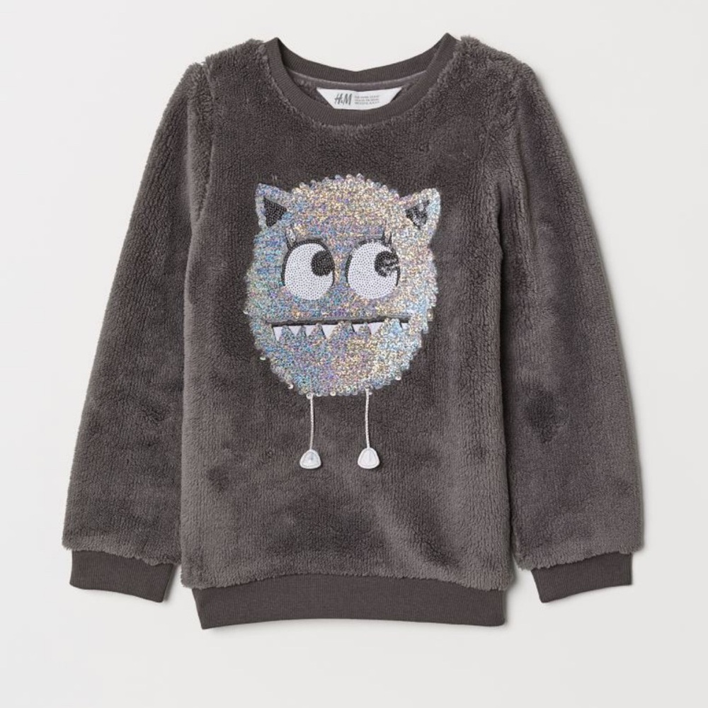 H&M Pile top‎ with sequins SIZE 2-4Y